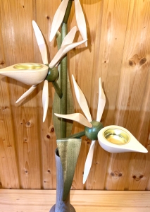 Orchidee Vase groß, Natur
